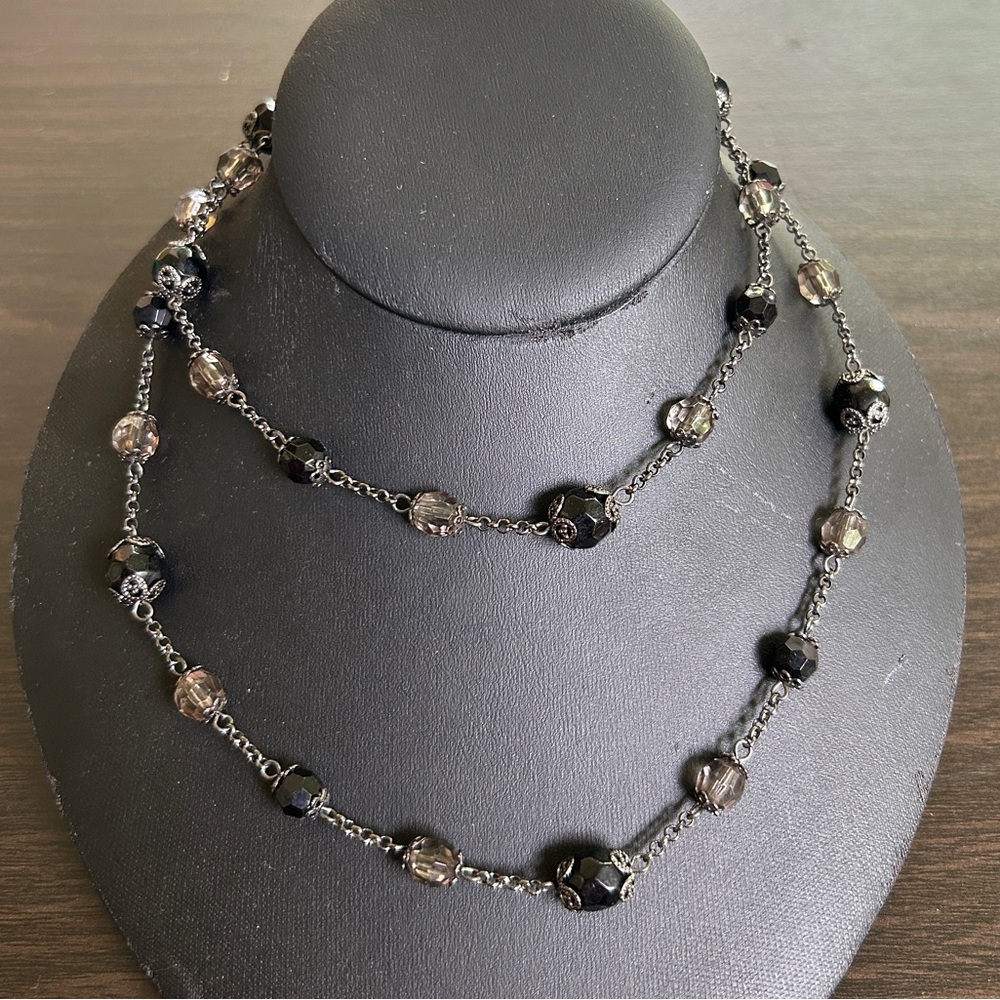 🍓Witchy whimsigoth vintage beaded necklace